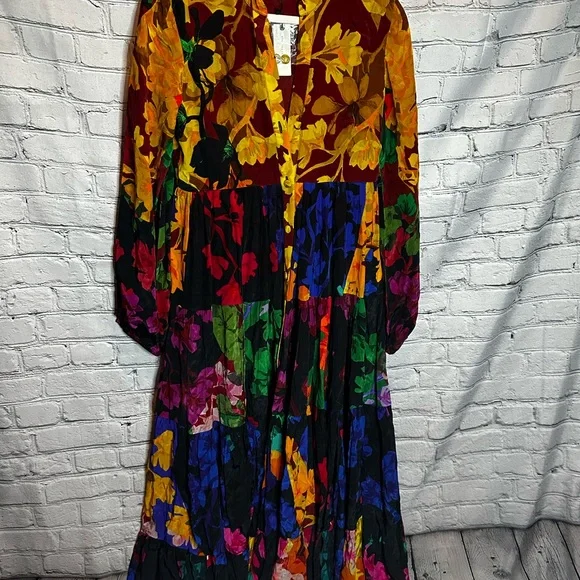 Anthropologie Siddhartha Bansal Button-Front Maxi Dress - Picture 11 of 14